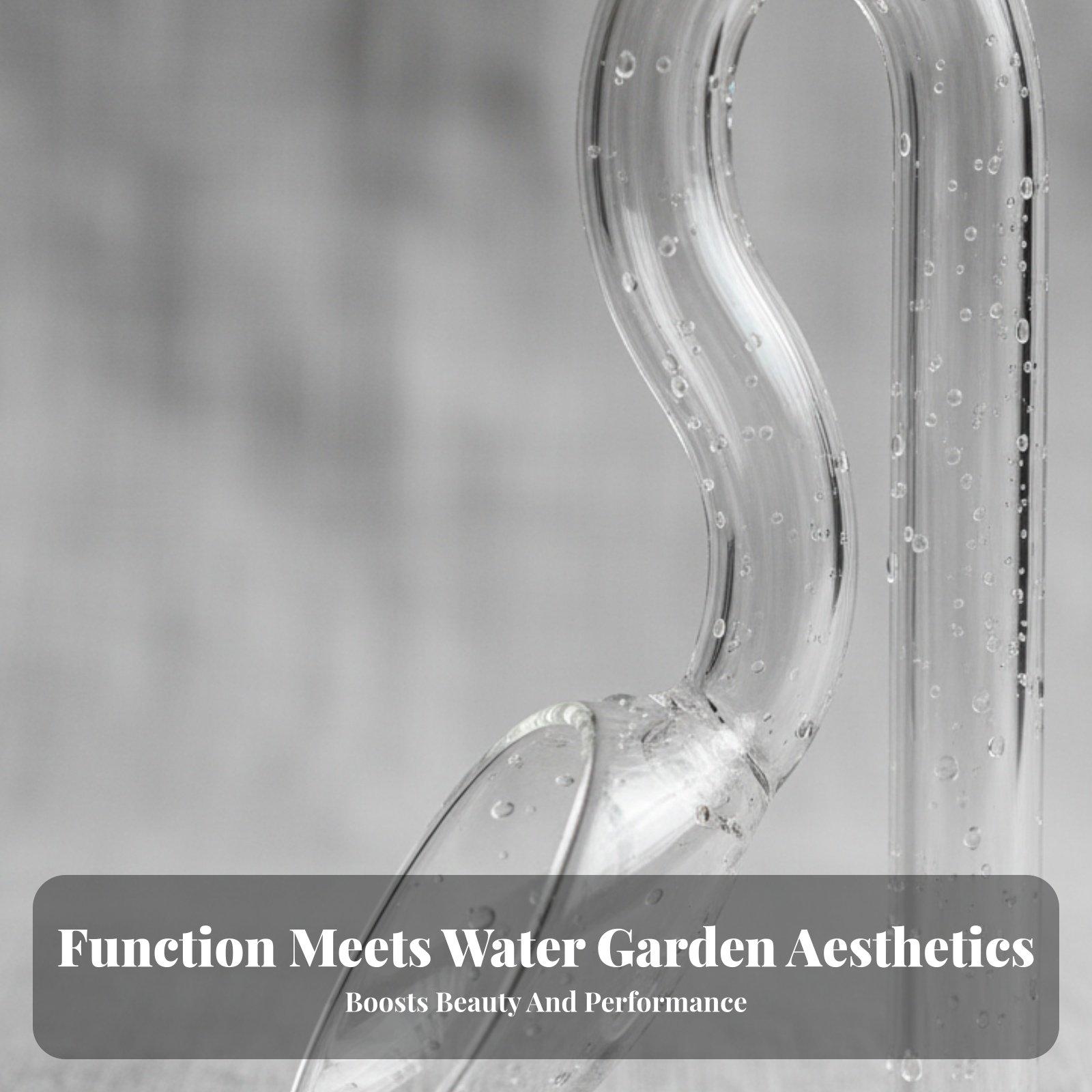 Aquarium Planted Tank Filter - 글래스 릴리 파이프 수족관 표면 스키머