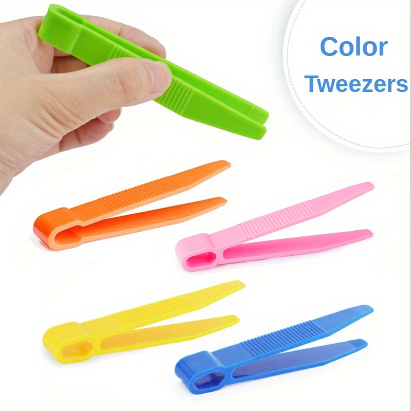 Planted Clip Tweezers - 5개입 고품질 내구성 플라스틱 클립 핀셋,