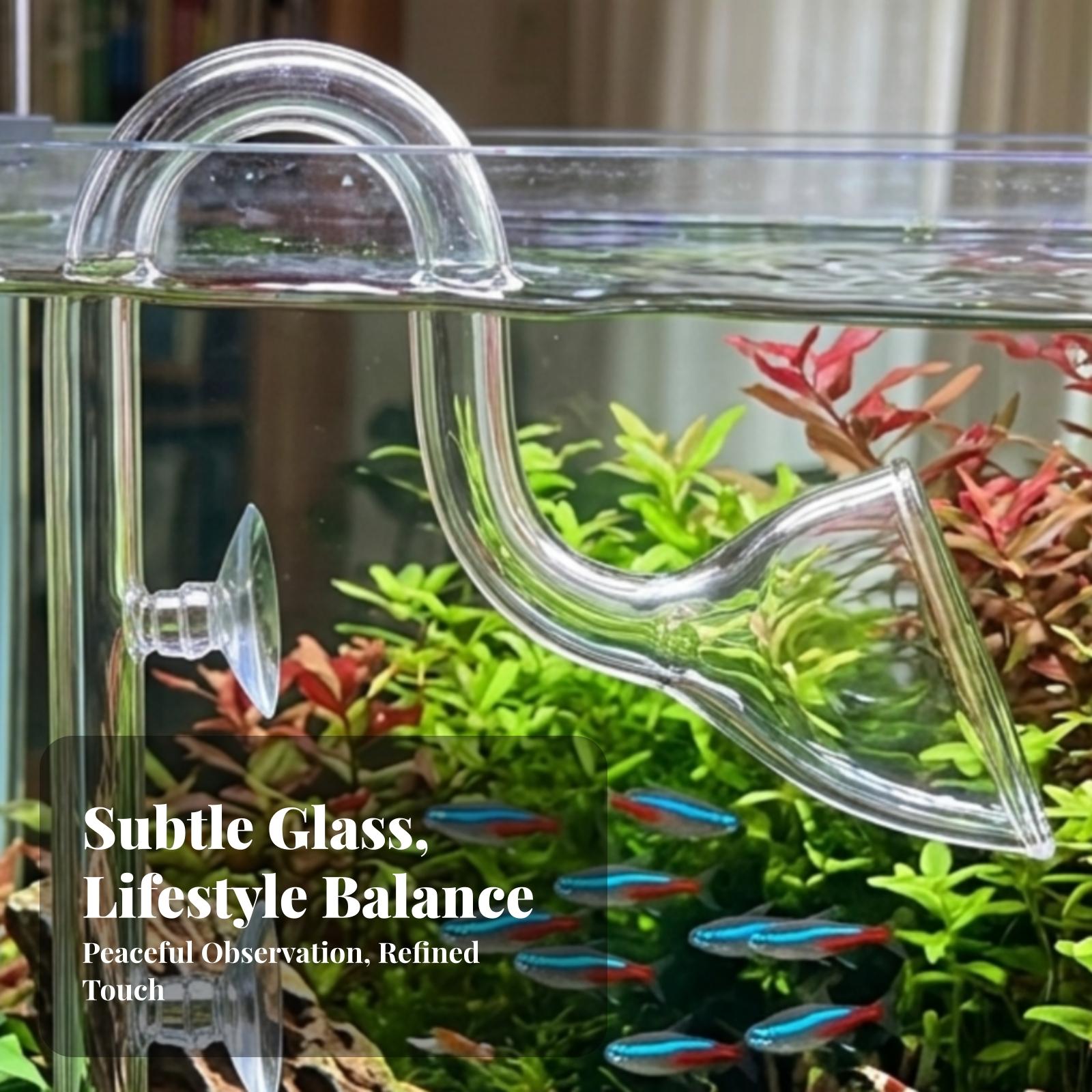 Aquarium Planted Tank Filter - 수족관 필터 입구 및 출구 투명