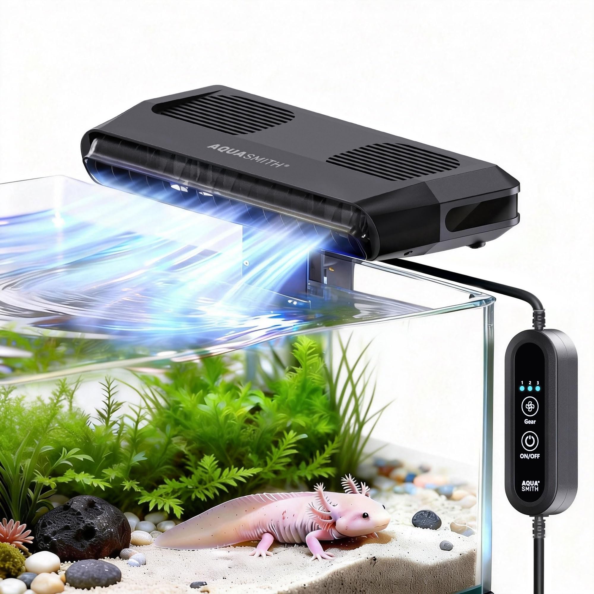 Planted Aquarium Freshwater - 수족관용 팬, 초저소음 어항 냉각기, 더욱