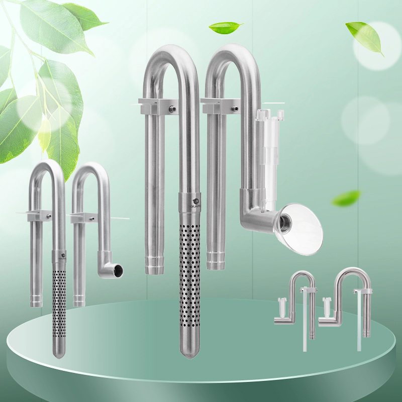 AQUAPRO 미니 스테인레스 스틸 유입 유출 스키머  - Aquarium Planted Tank Filter 리뷰 및 가격