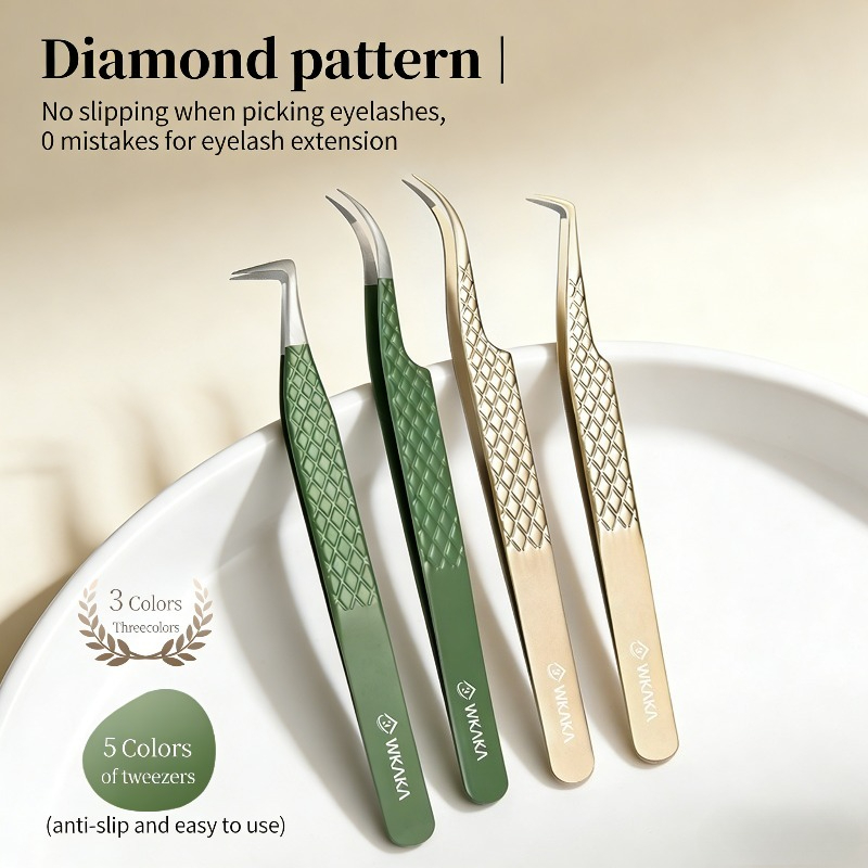 파이버 텍스처 속눈썹 연장용 핀셋, 고밀도 속눈썹 심기 - Planted Clip Tweezers 리뷰 및 가격