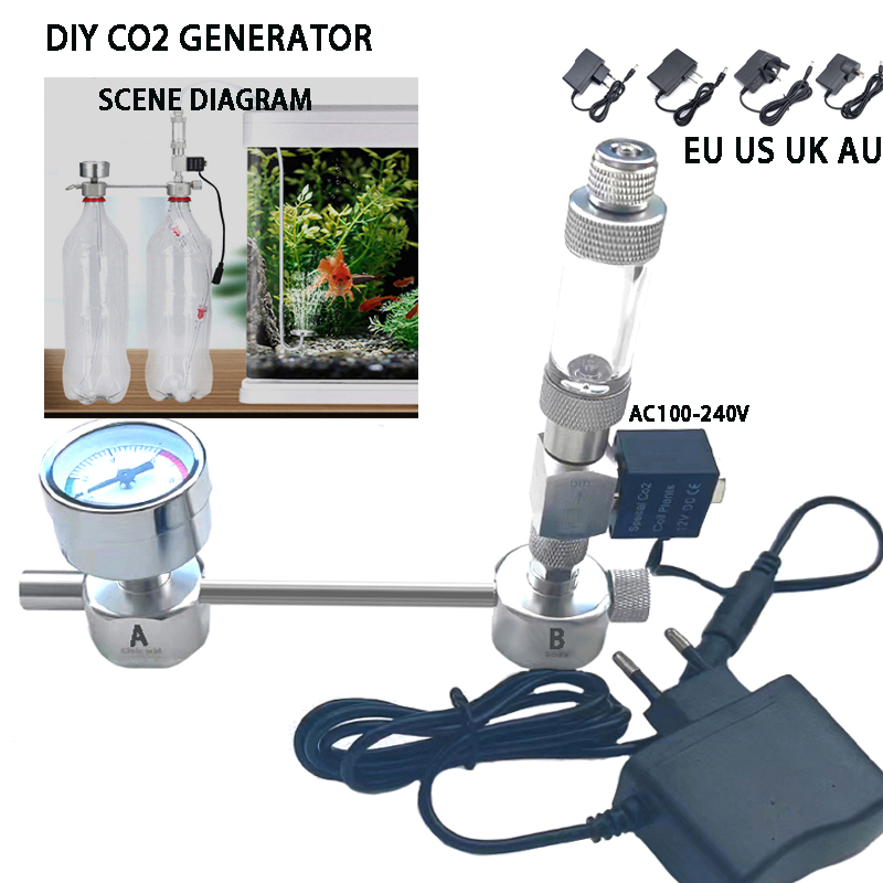 수족관 DIY CO2 발생기 시스템 키트 CO2 발생기 - Planted Aquarium Co2 System 리뷰 및 가격