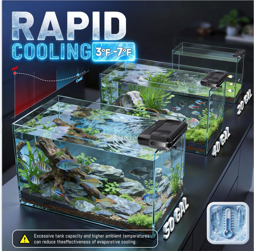 수족관용 팬, 초저소음 어항 냉각기, 더욱 강력한 성능 - Planted Aquarium Freshwater 리뷰 및 가격