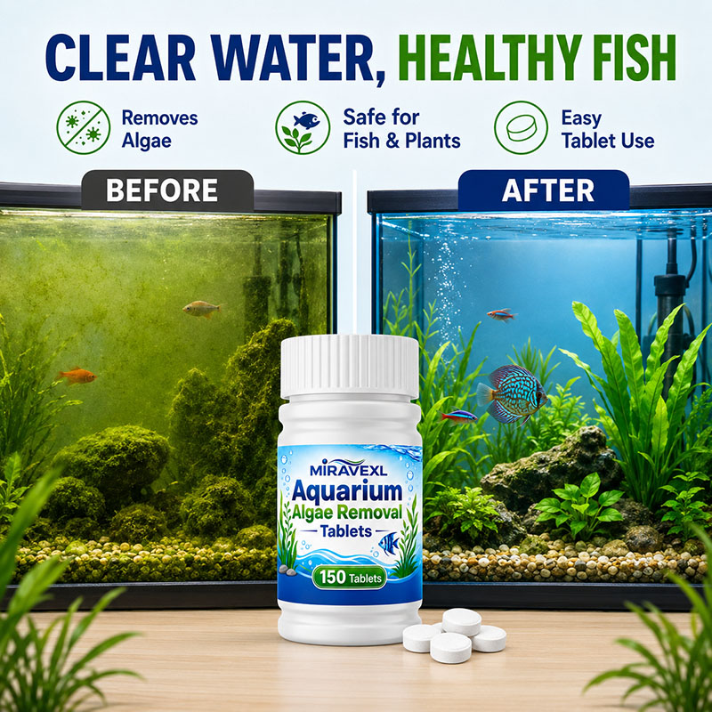 미라베엑스엘 150 수족관 조류 제거 정제, 안전한 조 - Planted Aquarium Freshwater 리뷰 및 가격