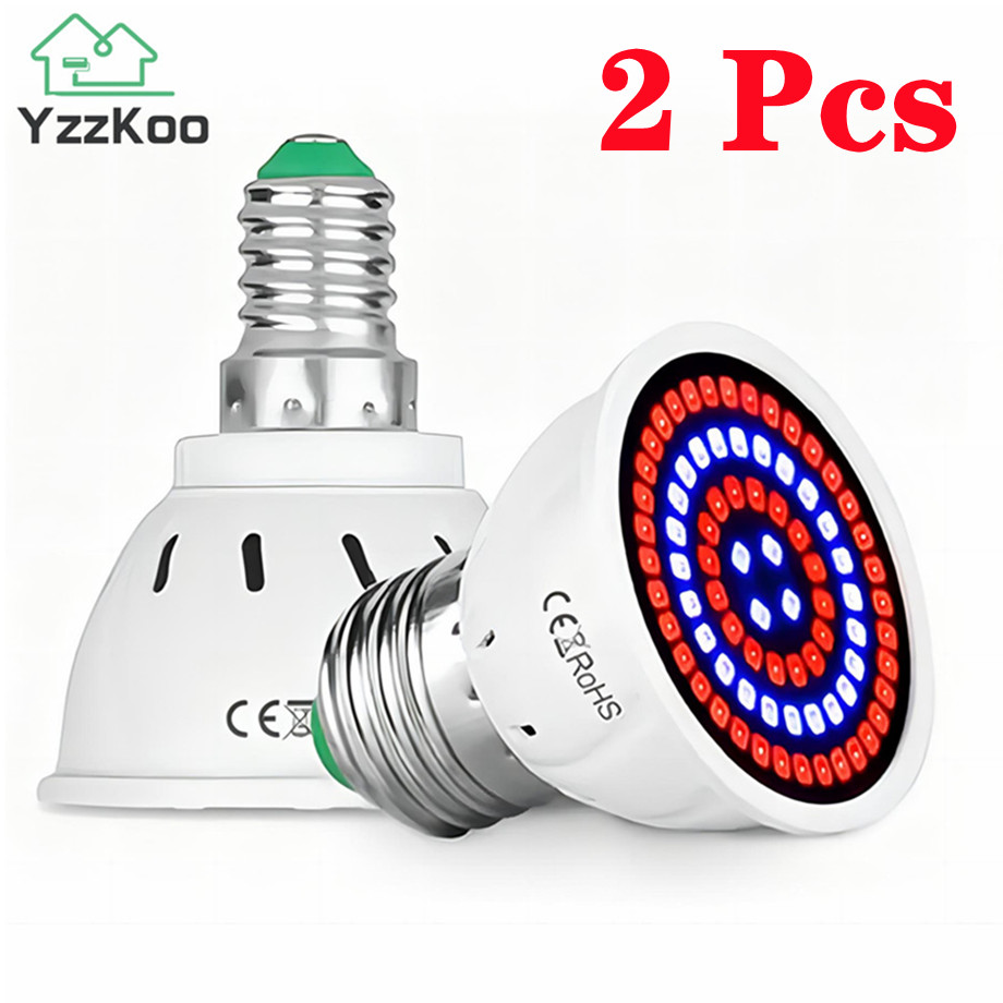 2Pcs LED 성장 전체 스펙트럼 전구 E27 E14 - Aquarium Plant Root Tabs 리뷰 및 가격