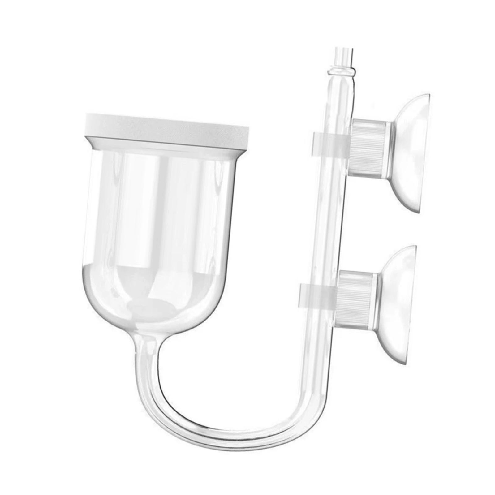 유리 CO2 디퓨저 (투명) - 흡착컵 및 기포 계수기 - Planted Aquarium Co2 System 리뷰 및 가격