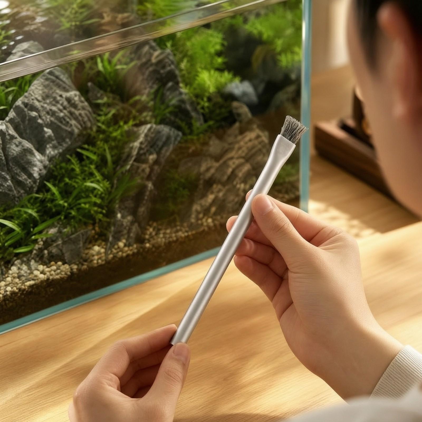 어항용 스테인리스 스틸 와이어 브러시, 수초 어항용 부 - Planted Aquarium Algae 리뷰 및 가격